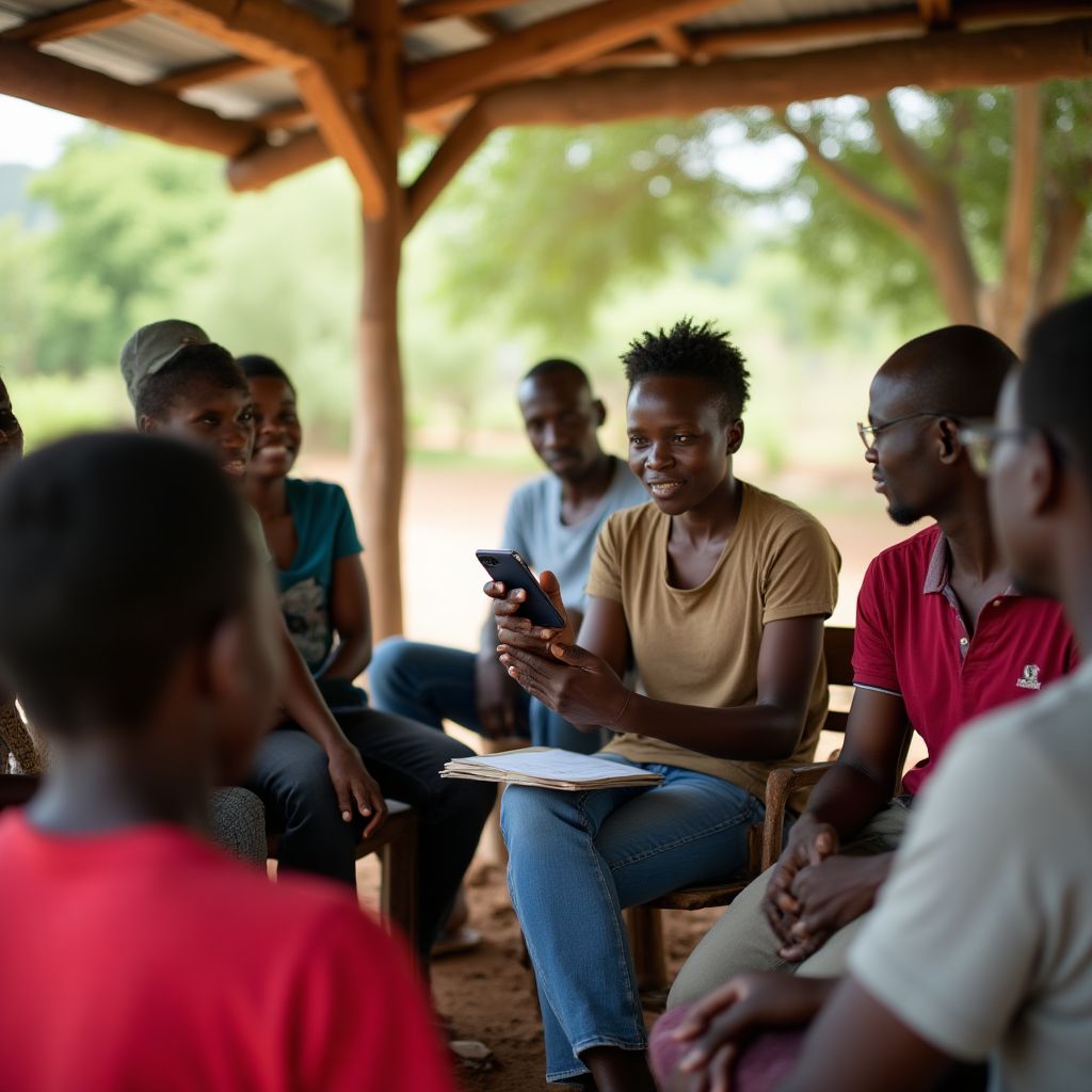 Mobile training in rural community