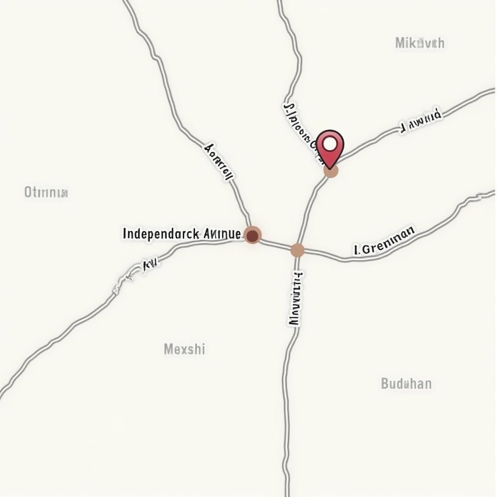 Map showing Transgvely office location in Accra